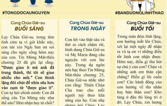 28-08 Mạng lưới cầu nguyện hàng ngày