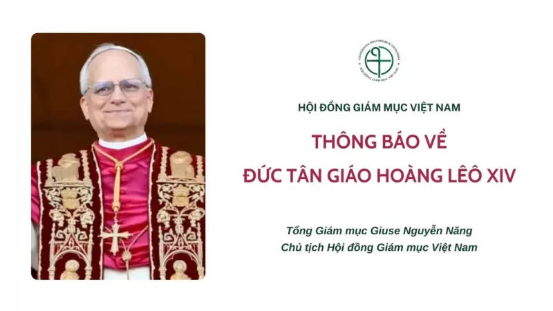 HỘI ĐỒNG GIÁM MỤC VIỆT NAM: THÔNG BÁO VỀ ĐỨC TÂN GIÁO HOÀNG LÊÔ XIV